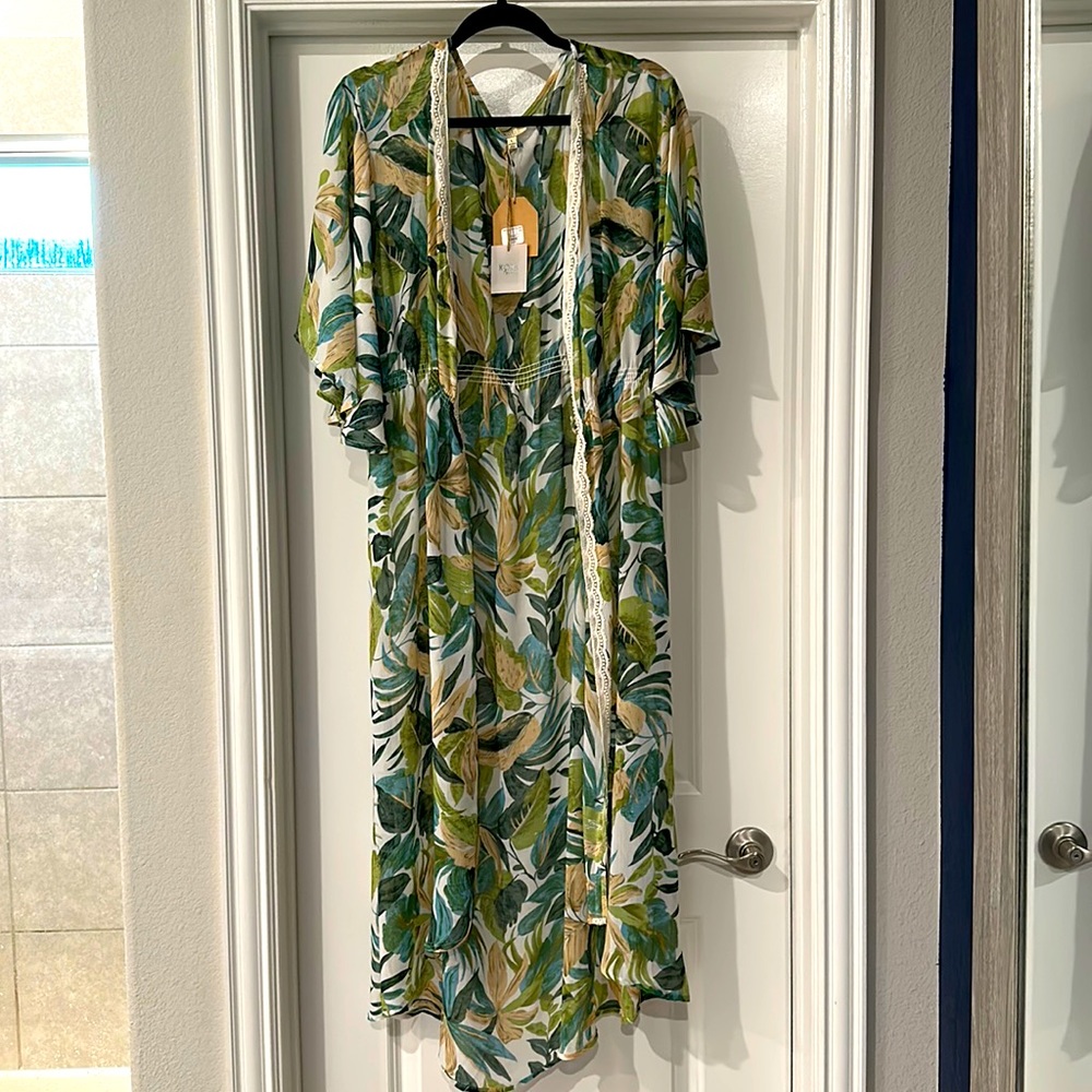 MAXI OPEN-FRONT KAFTAN (NEVER WORN)